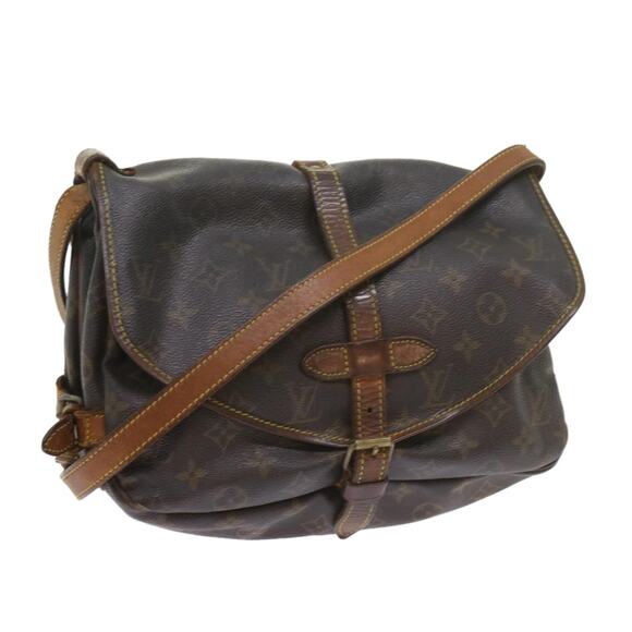 LOUIS VUITTON Monogram Saumur 30 Shoulder Bag M42256 - Picture 1 of 13